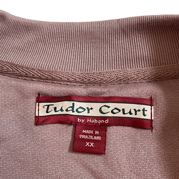 Vintage Tudor Court Beige Long Sleeve Button Up Size 2XL Soft Sweater Jacket - Picture 4 of 4